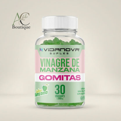 VERANO GOMITAS VINAGRE DE MANZANA 1000MG