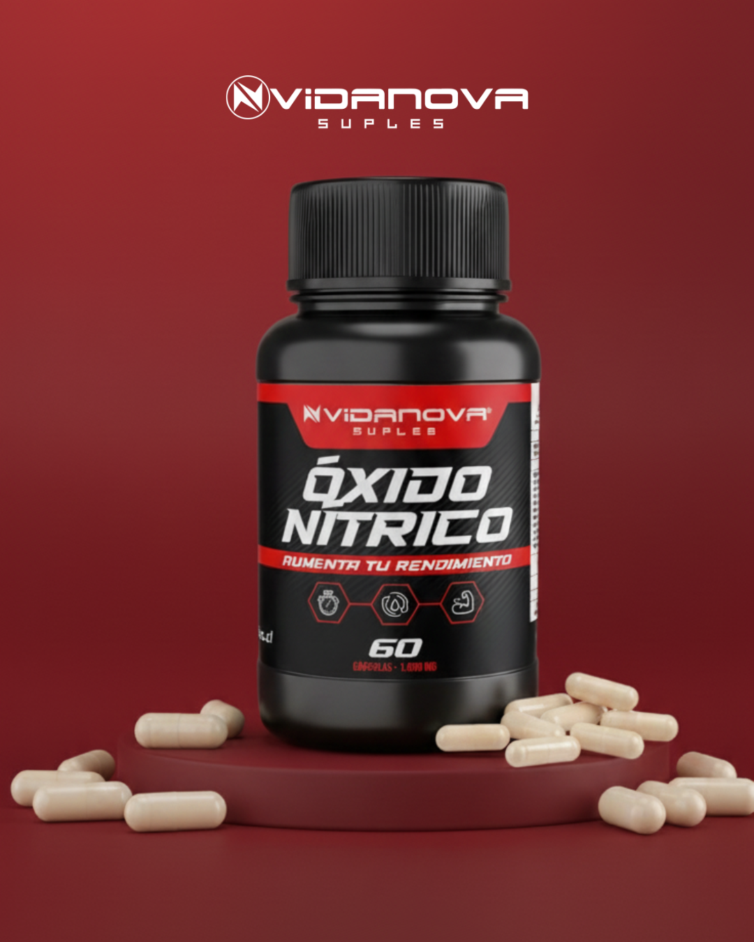 VERANO OXIDO NITRICO 1000MG 60 CAPS