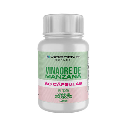 VERANO VINAGRE DE MANZANA 60 CAPS