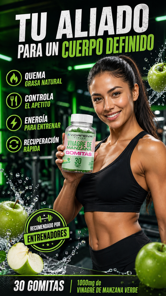 Gomitas de Vinagre de Manzana 1000mg — 60 Gomitas